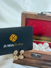 Golden pearly mini jumka for girls/women